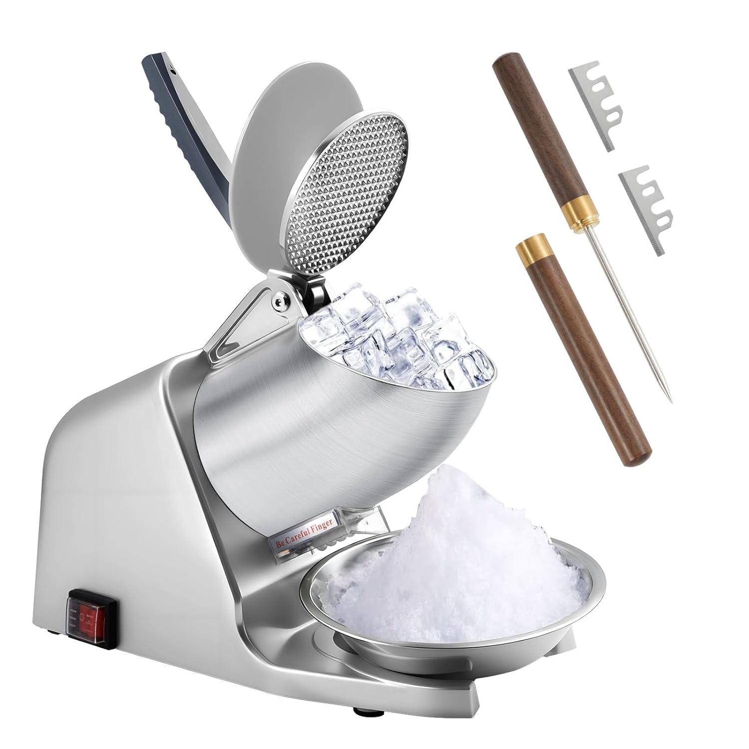 Ice Pick Pick - Tritaghiaccio Elettrico a Doppia Lama da