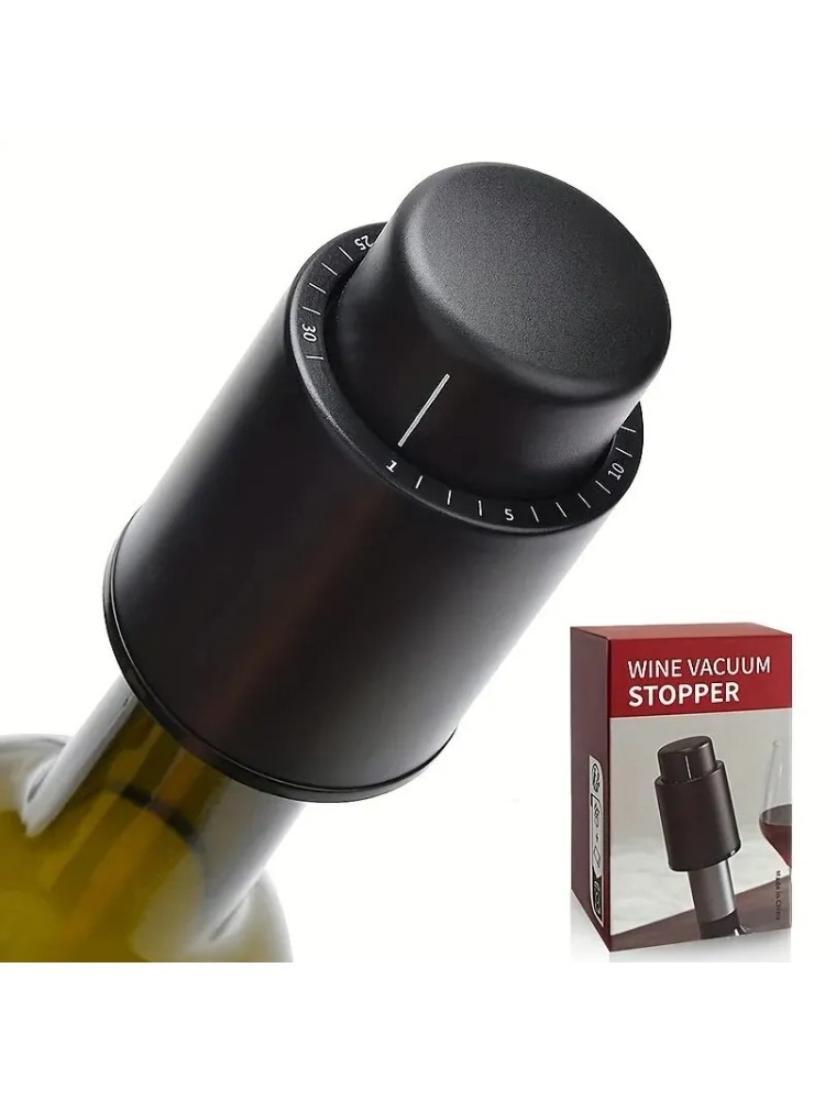Wine Preservation Pump - Pompa per vuoto Tappo per salvaspazio