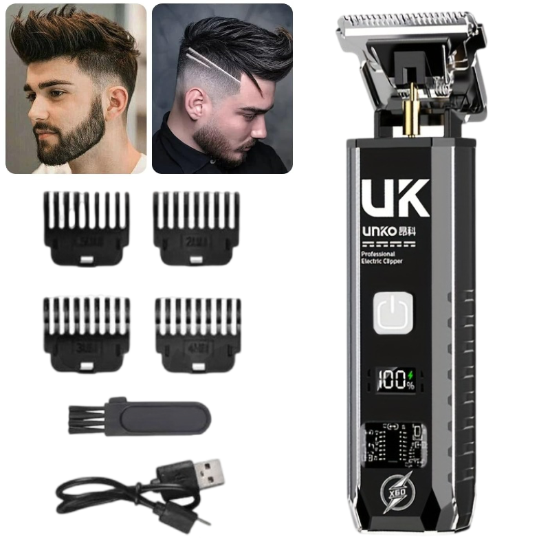Home Barbershop - Regolabarba Elettrico T9 Senza Fili per