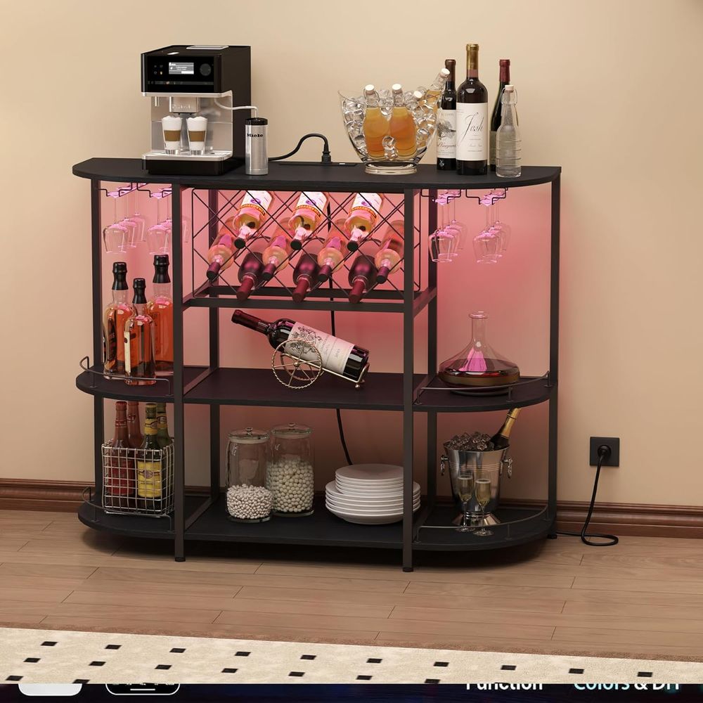 Tavolino da Caffè Nero a 3 Rip - Home Bar And Kitchen recensione e prezzo