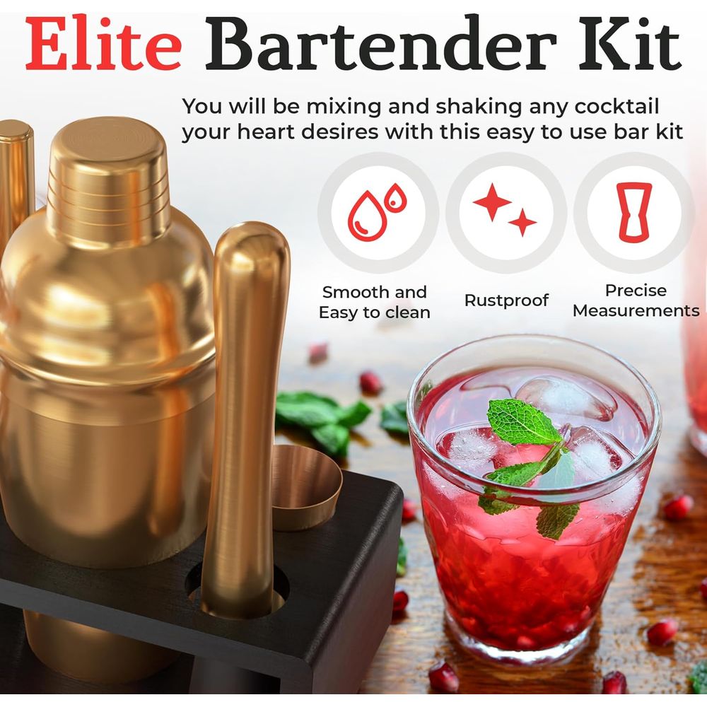 Set Shaker per Cocktail: Kit d - Cocktail Recipe Book recensione e prezzo
