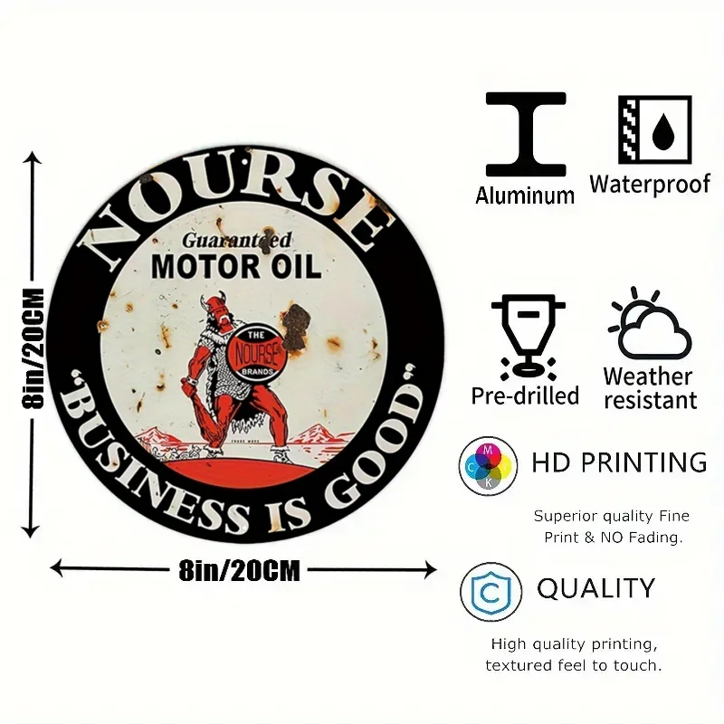 Targa per olio motore vintage  - Home Bar And Restaurant recensione e prezzo