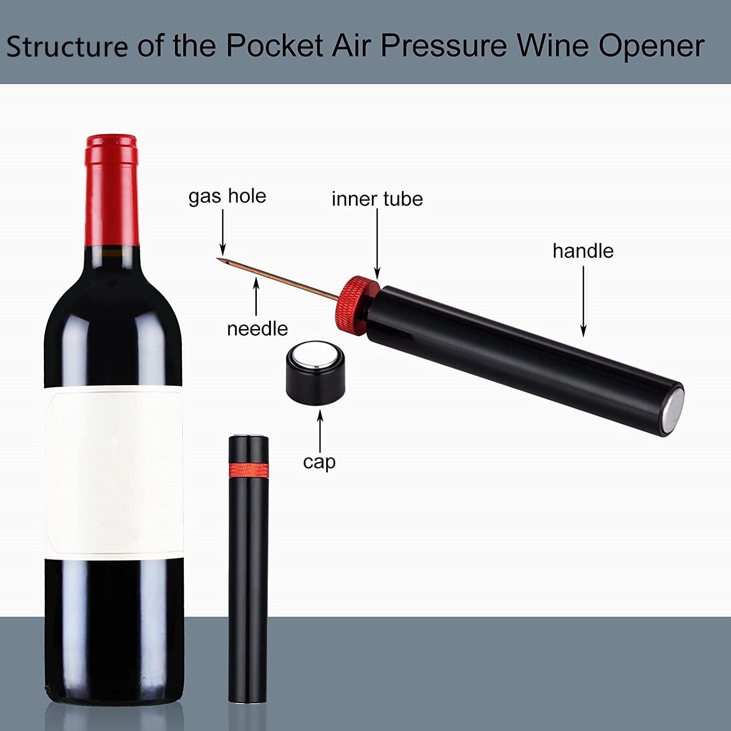 Apribottiglie portatile per vi - Wine Preservation Pump recensione e prezzo