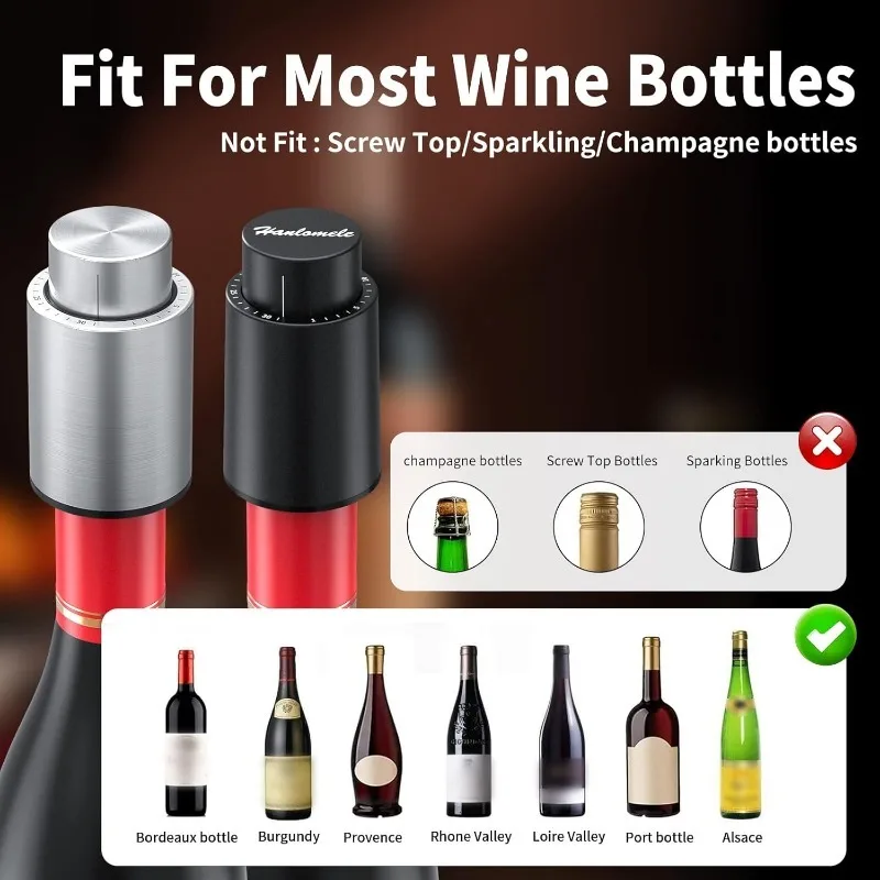 Tappi per bottiglie di vino Ta - Wine Preservation Pump recensione e prezzo