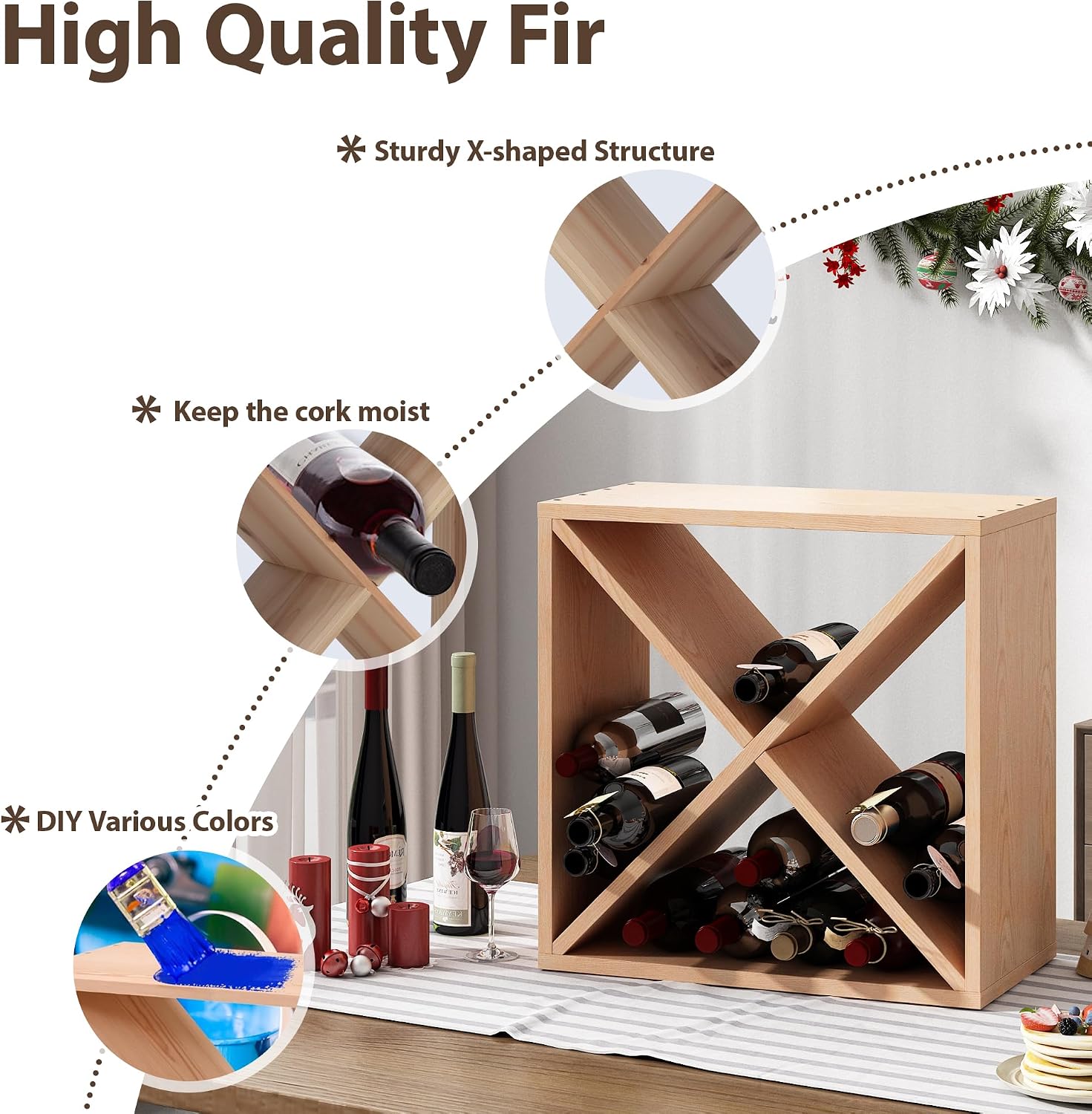 Portabottiglie da 96 Bottiglie - Home Bar Shelf recensione e prezzo